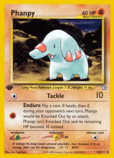 Phanpy [Tackle | Endure]