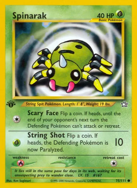 Spinarak [Scary Face | String Shot]