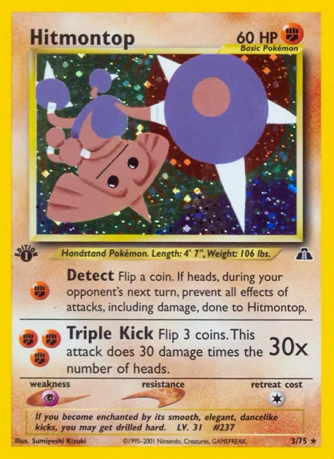 Hitmontop [Detect | Triple Kick]