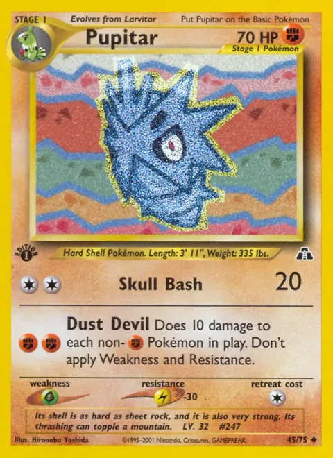 Pupitar [Skull Bash | Dust Devil]