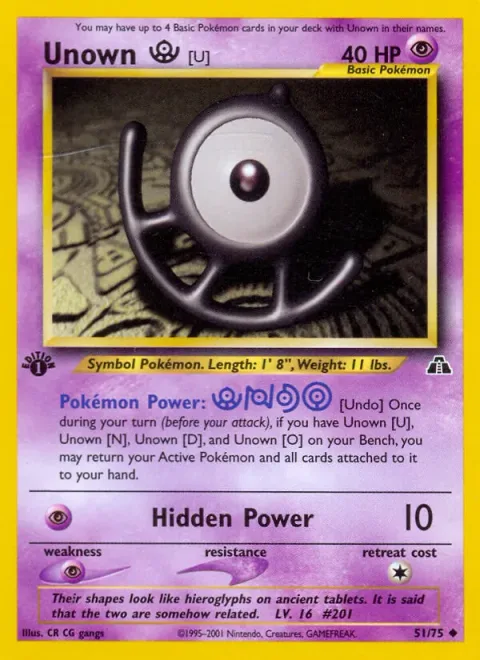 Unown [U] [Undo | Hidden Power]