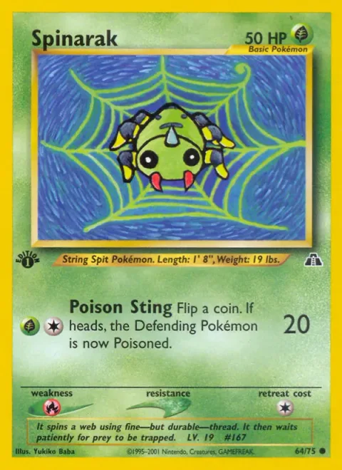 Spinarak [Poison Sting]