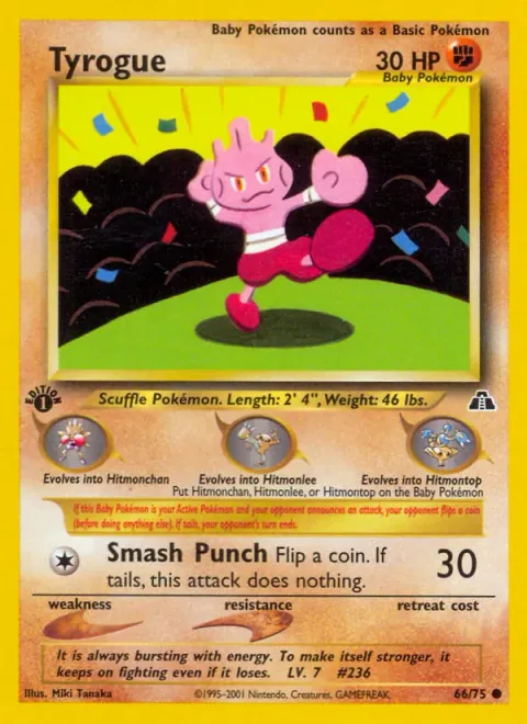 Tyrogue [Smash Punch]