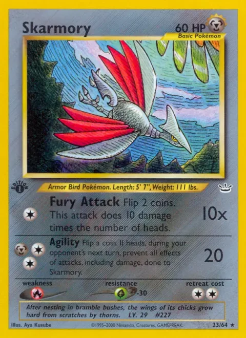 Skarmory [Fury Attack | Agility]