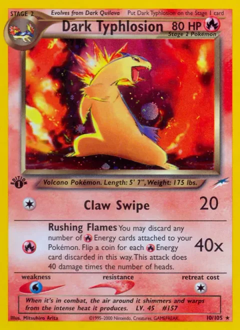 Dark Typhlosion [Claw Swipe | Rushing Flames]