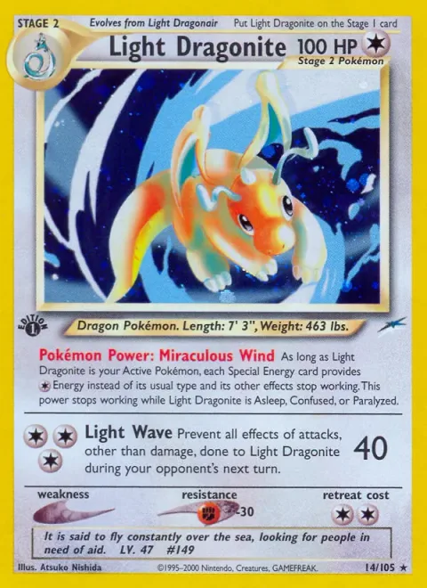 Light Dragonite [Miraculous Wind | Light Wave]