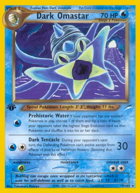 Dark Omastar [Prehistoric Water | Dark Tentacle]