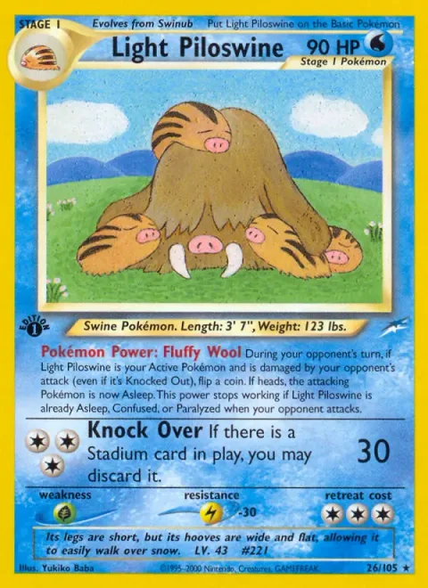 Light Piloswine [Fluffy Wool | Knock Over]