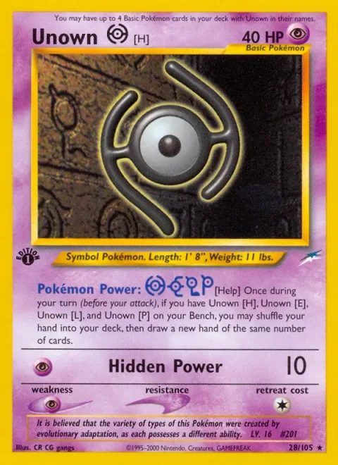Unown [H] [Help | Hidden Power]