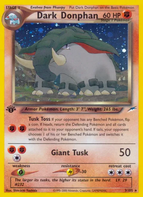 Dark Donphan [Tusk Toss | Giant Toss]
