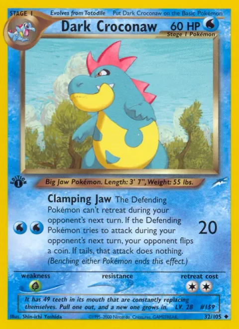 Dark Croconaw [Clamping Jaw]