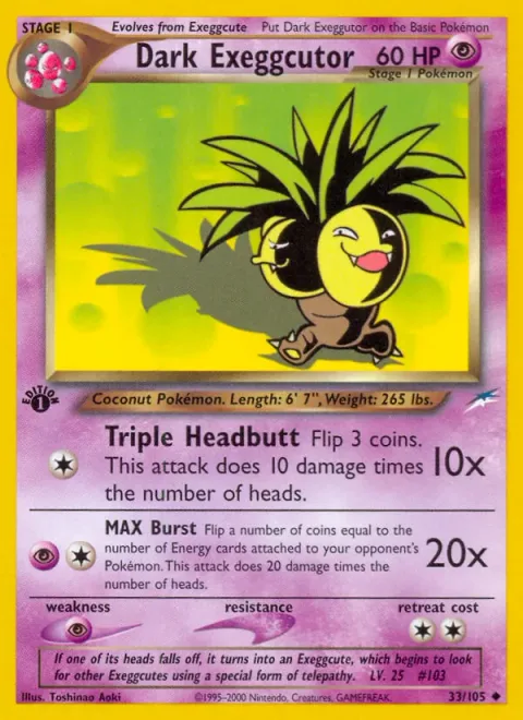 Dark Exeggutor [Triple Headbutt | MAX Burst]