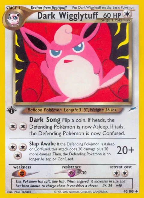 Dark Wigglytuff [Dark Song | Slap Awake]
