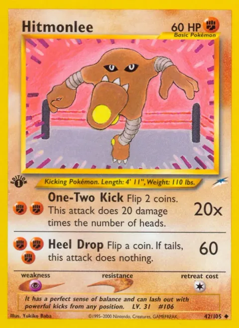 Hitmonlee [One-Two Kick | Heel Drop]