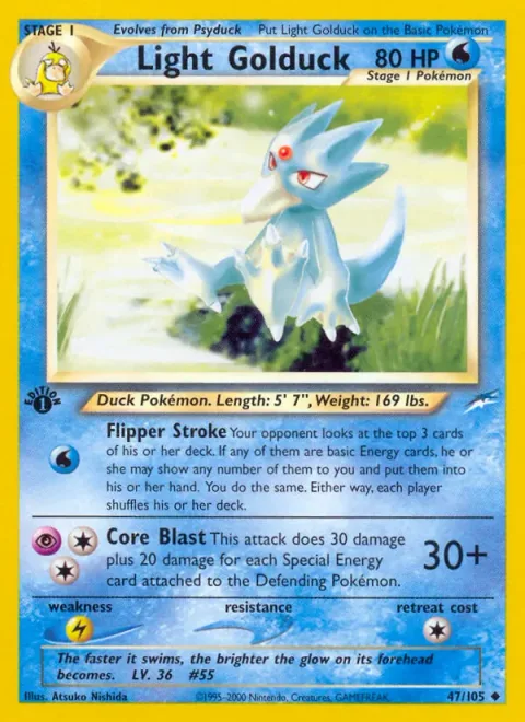 Light Golduck [Flipper Stroke | Core Blast]