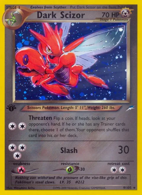 Dark Scizor [Threaten | Slash]