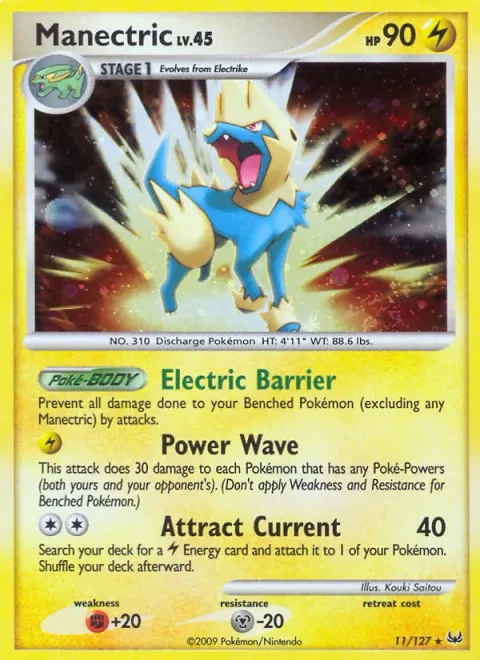 Manectric Lv.45 [Electric Barrier | Power Wave | Attract Current]
