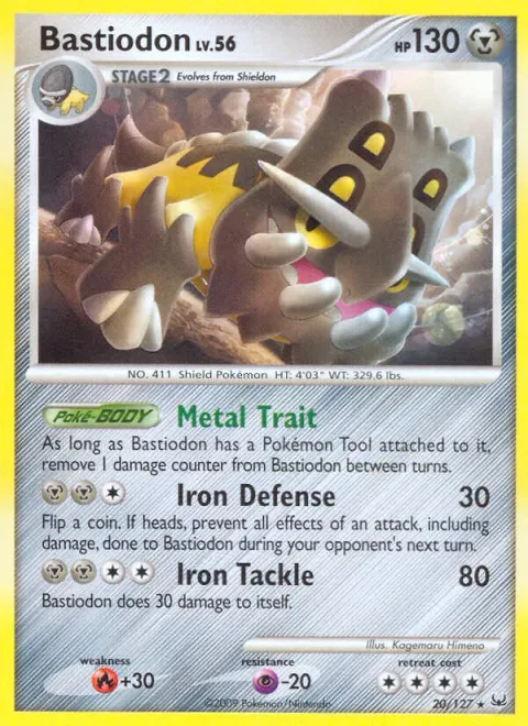 Bastiodon Lv.56 [Metal Trait | Iron Defense | Iron Tackle]