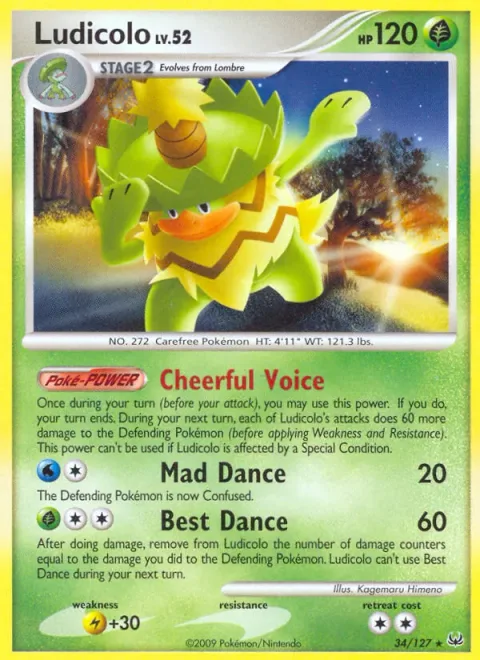Ludicolo Lv.52 [Cheerful Voice | Mad Dance | Best Dance]
