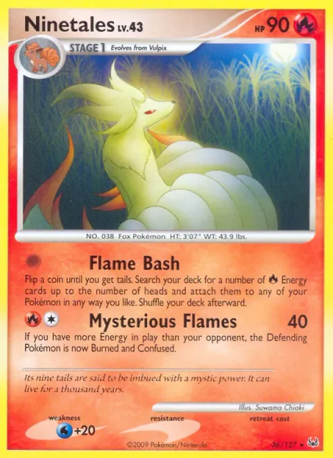 Ninetales Lv.43 [Flame Bash | Mysterious Flames]