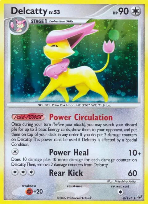 Delcatty Lv.53 [Power Circulation | Power Heal | Rear Kick]