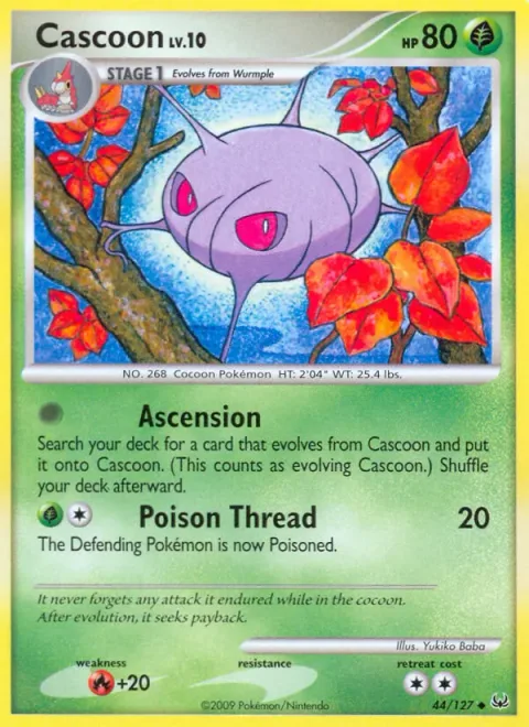Cascoon Lv.10 [Ascension | Poison Thread]
