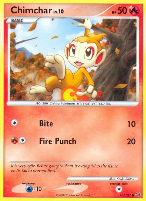 Chimchar Lv.10 [Bite | Fire Punch]