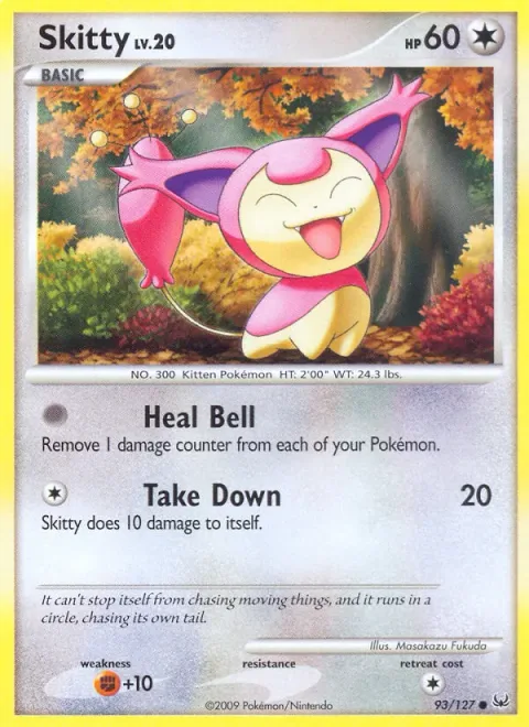 Skitty Lv.20 [Heal Bell | Take Down]