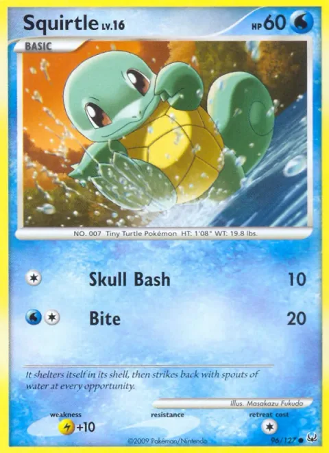 Squirtle Lv.16 [Skull Bash | Bite]