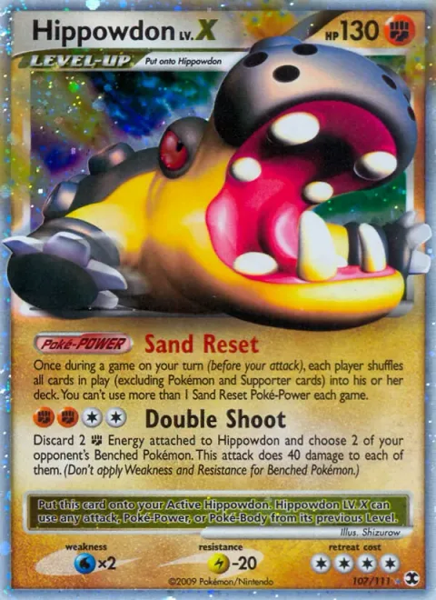Hippowdon LV.X [Sand Reset | Double Shoot]