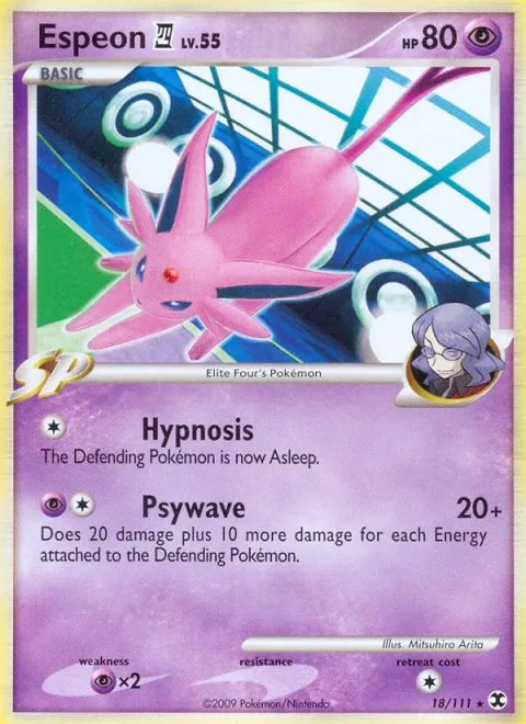 Espeon [4] Lv.55 [Hypnosis | Psywave]