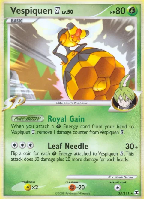 Vespiquen [4] Lv.50 [Royal Gain | Leaf Needle]