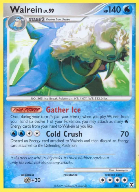 Walrein Lv.59 [Gather Ice | Cold Crush]