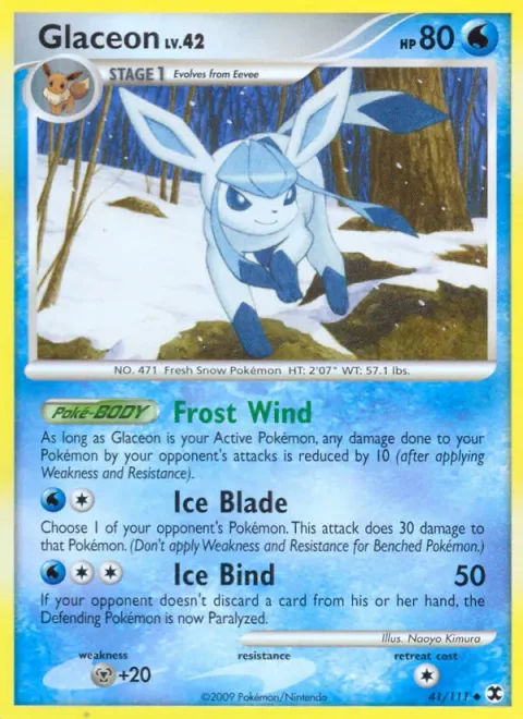Glaceon Lv.42 [Frost Wind | Ice Blade | Ice Bind]