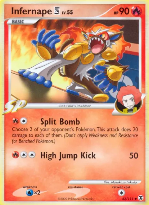 Infernape [4] Lv.55 [Split Bomb | High Jump Kick]