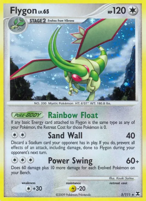 Flygon Lv.65 [Rainbow Float | Sand Wall | Power Swing]