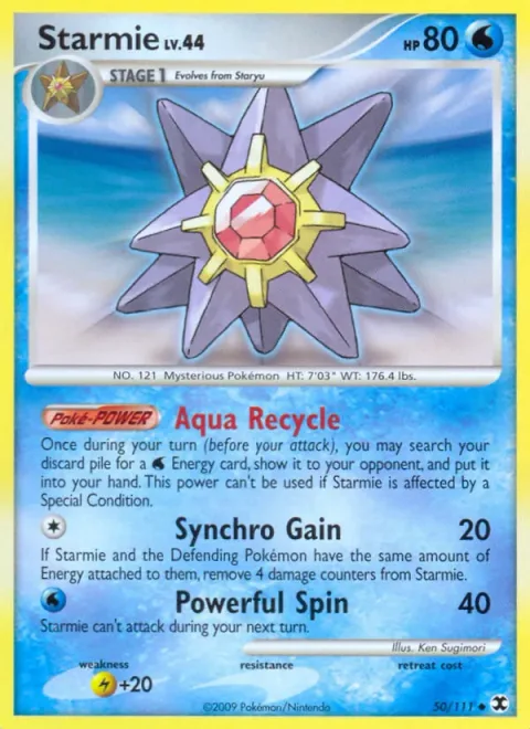 Starmie Lv.44 [Aqua Recycle | Synchro Gain | Powerful Spin]