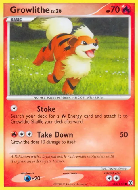 Growlithe Lv.26 [Stoke | Take Down]