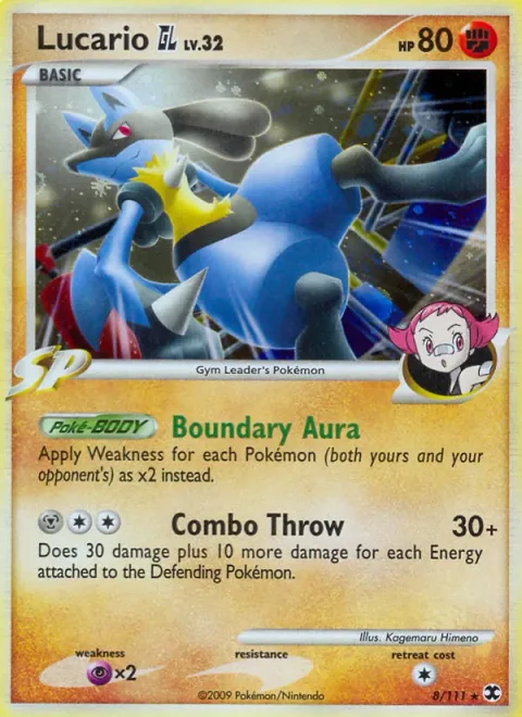 Lucario [GL] Lv.32 [Boundary Aura | Combo Throw]