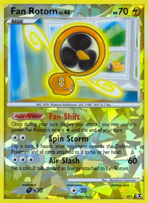 Fan Rotom Lv.46 [Fan Shift | Spin Storm | Air Slash]
