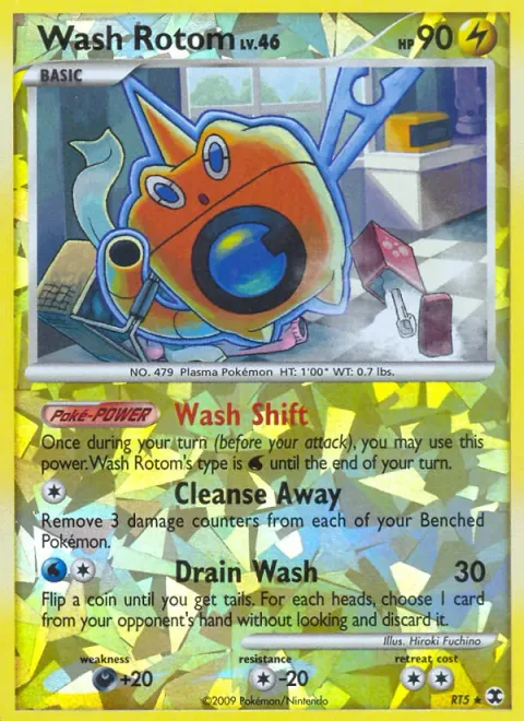 Wash Rotom Lv.46 [Wash Shift | Cleanse Away | Drain Wash]