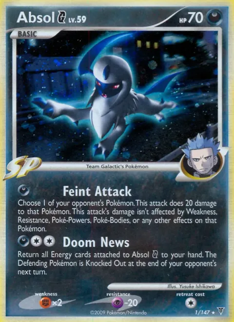 Absol [G] Lv.59 [Feint Attack | Doom News]
