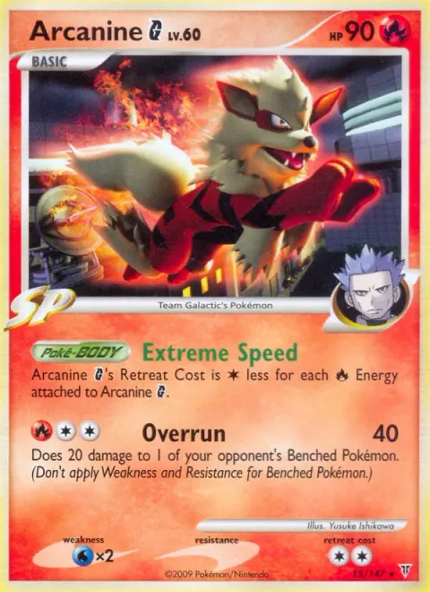 Arcanine [G] Lv.60 [Extreme Speed | Overrun]