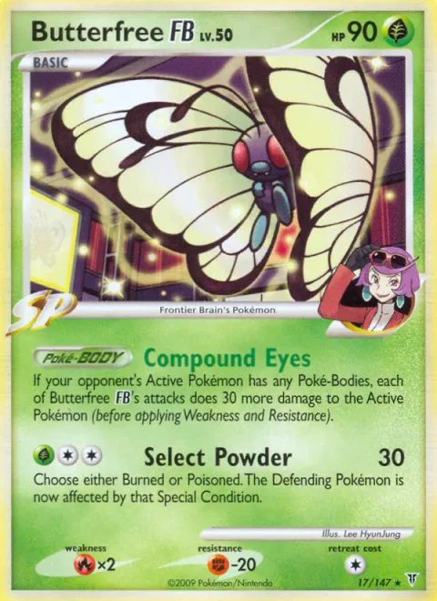 Butterfree [FB] Lv.50 [Compound Eyes | Select Powder]