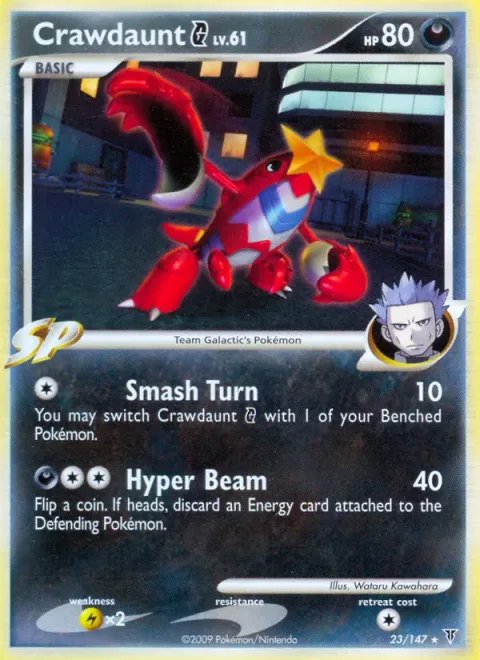 Crawdaunt [G] Lv.61 [Smash Turn | Hyper Beam]