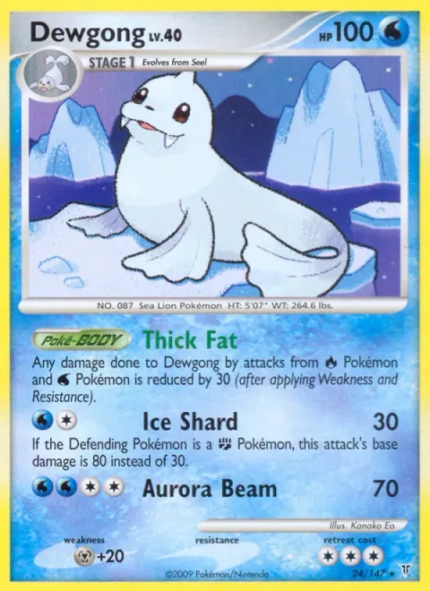 Dewgong Lv.40 [Thick Fat | Ice Shard | Aurora Beam]