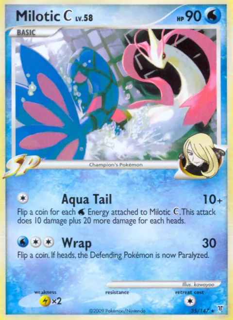 Milotic [C] Lv.58 [Aqua Tail | Wrap]