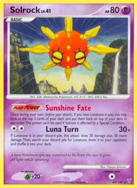 Solrock Lv.41 [Sunshine Fate | Luna Turn]