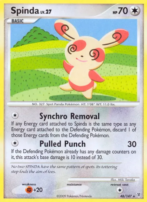 Spinda Lv.27 [Synchro Removal | Pulled Punch]
