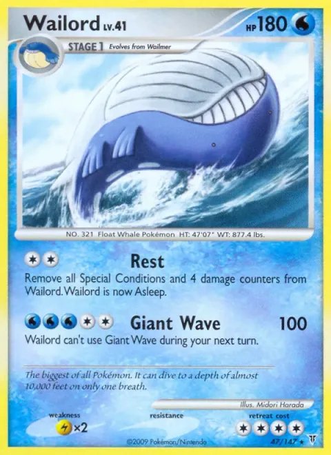 Wailord Lv.41 [Rest | Giant Wave]